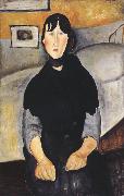 Young Woman of the People (mk39) Amedeo Modigliani